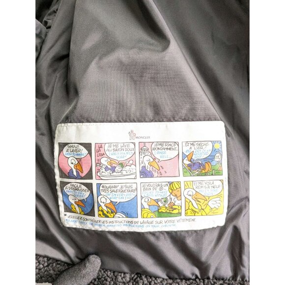 Moncler Kids’ Audrieu Short Down Jacket Black Size12A - Picture 9 of 10